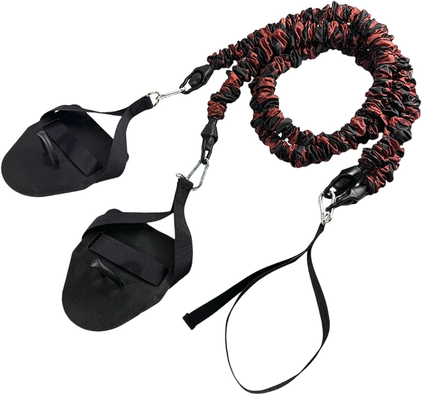 Ａ Aternee Swimming Resistance Band Bungee Cord Arm Strength Exercise Elastic for Women Men Latex Dryland Cord Training Equipment, Blue 50Lbs