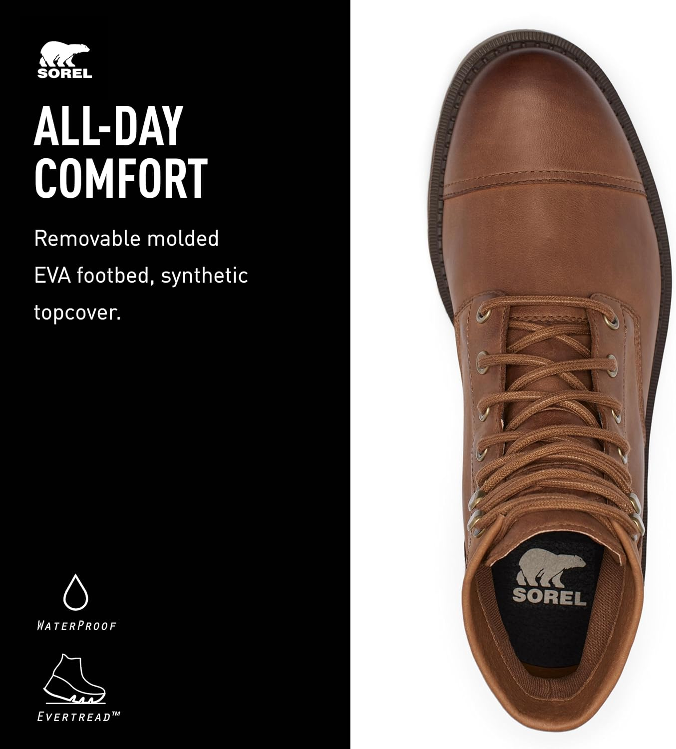 SOREL Men'S Madson Ll Chore Waterproof Boot image number 4