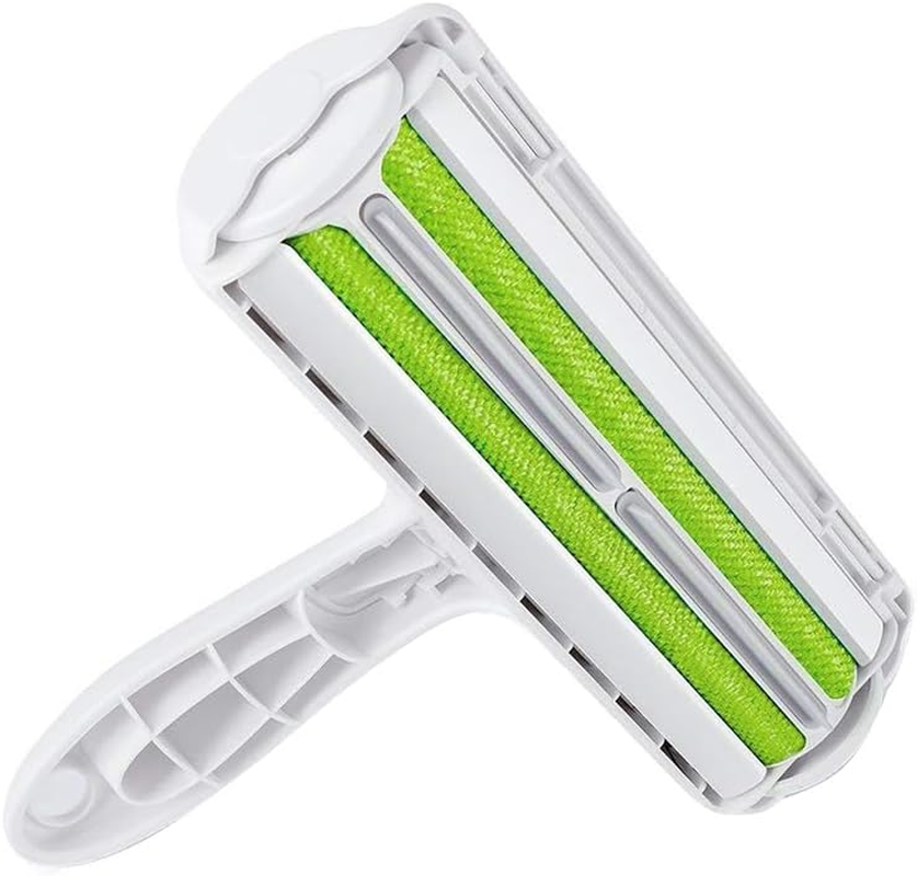 AIMALL Pet Dog Cat Hair Remover, Self-Cleaning Fur Removal Tool for Sofa, Carpet, Clothes, and Bed, Durable ABS 2-Way Design, 7.5 Inch, Easy One-Hand Operation