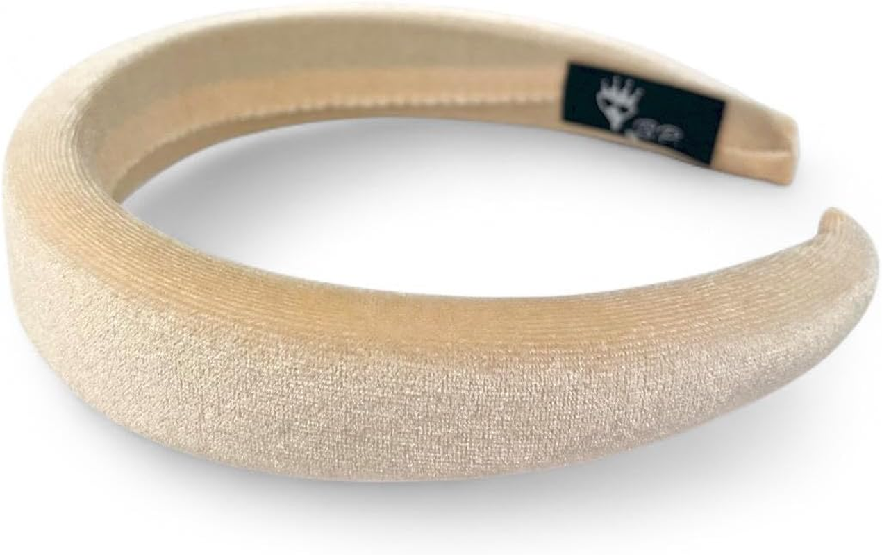 Ladies Elegant Velvet Curved 1Cm Headband Alice Band Headband Chic Comfortable Accessory for Any Occasion image number 1