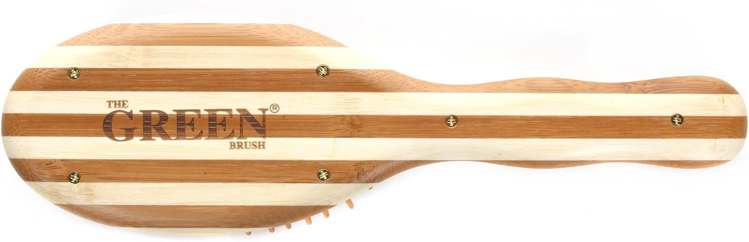 BASS BRUSHES Bamboo Wood Hair Brush Large Oval image number 1