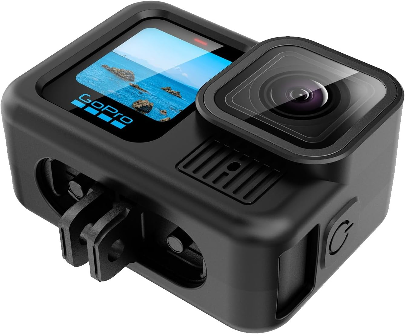 Silicone Case for Gopro Hero 13 12 11 10 9 (Black)