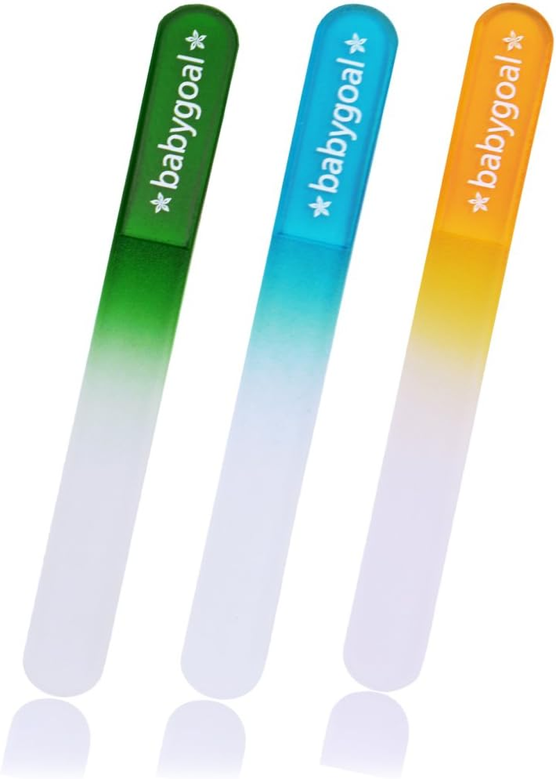 Babygoal Baby Nail Files 3 Pack,Newborn Nail Files with a Pouch,Genuine Czech Float Glass, Gift for Newborns,Toddlers,Infant, Babies &Young Children 3NF02 - 3Nf01-Us image number 7