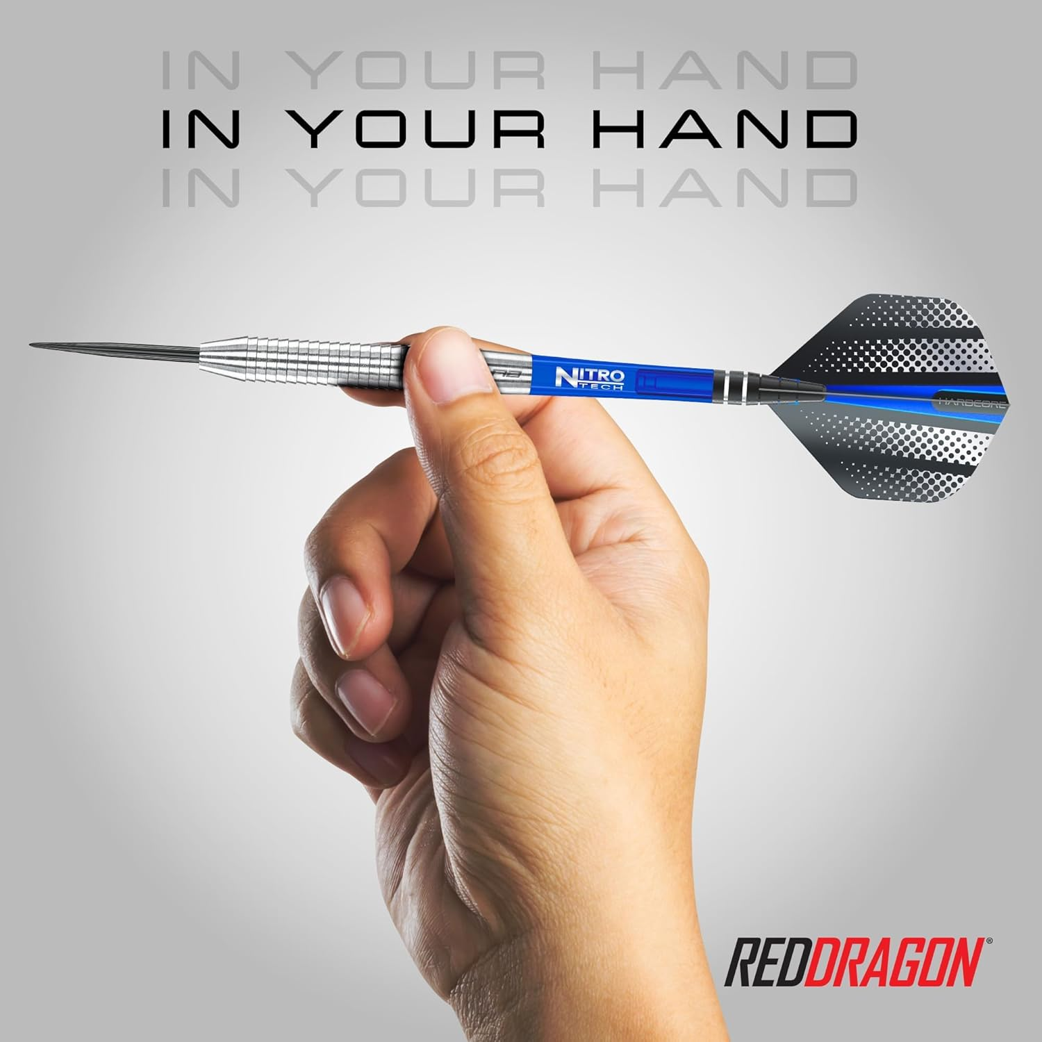 RED DRAGON Razor Edge Original Tungsten Professional Darts Set with Flights and Nitrotech Shafts (Stems) image number 6