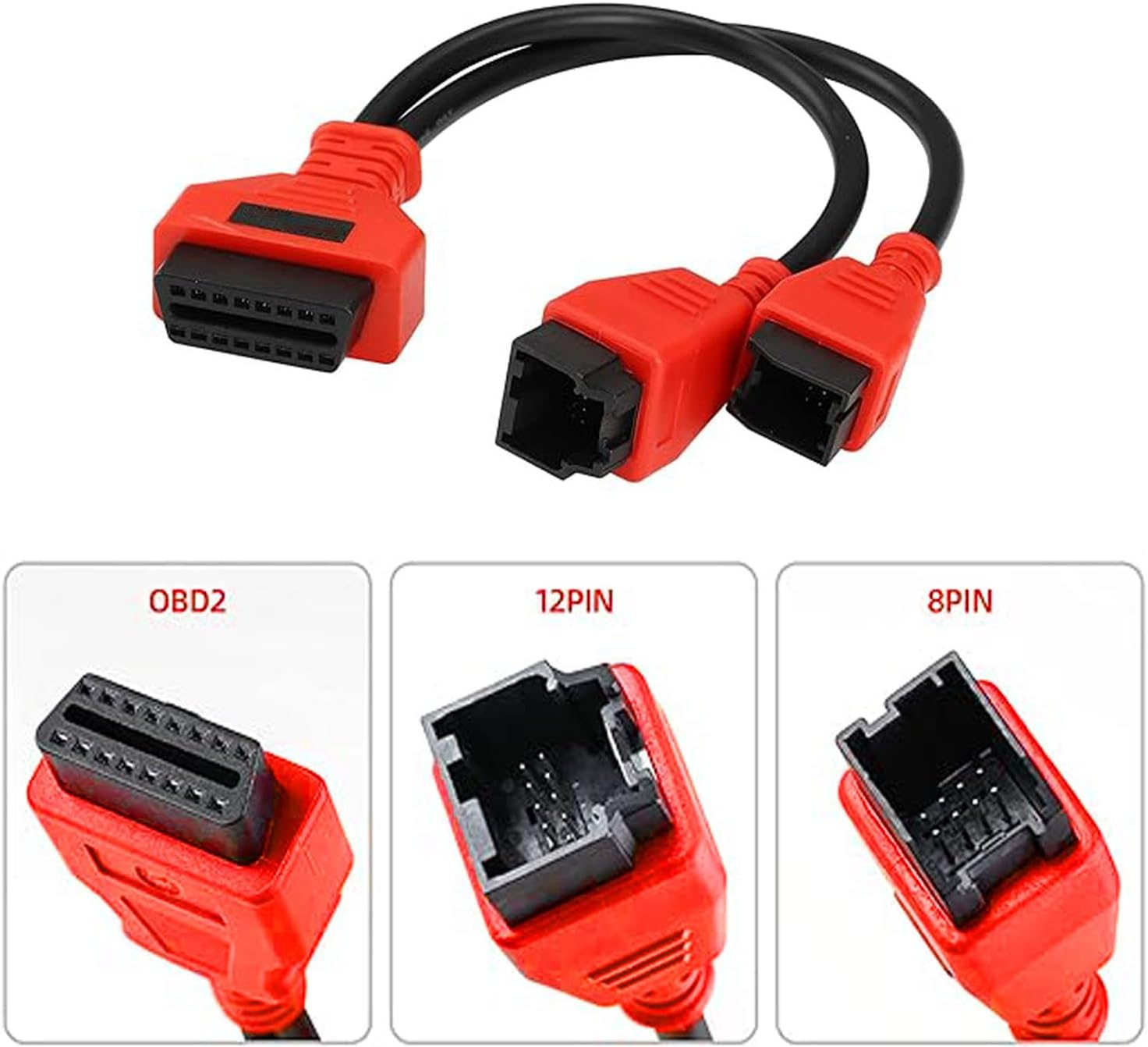 Lxcshljx Cable Adapter, Security Bypass Cable OBD2 Adaptor, Gateway Protocol Cable, FCA 12+8 Programming Cable Connector for Chrysler Jeep Dodge to Diagnose, Code, Program, Compatible with Jscan App image number 3