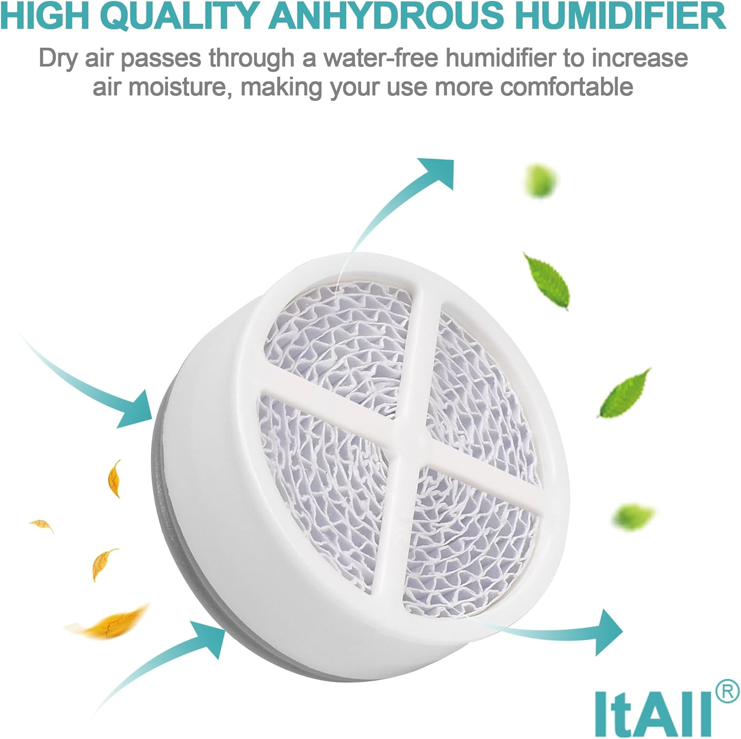 12PCS Humi Dx(Plus) Supplies Compatible with Airmini, Humidifier Accessories Compatible with Airmini and N20 Connector, Relief the Problem of Dryness, Included Humidifier ONLY, Plus