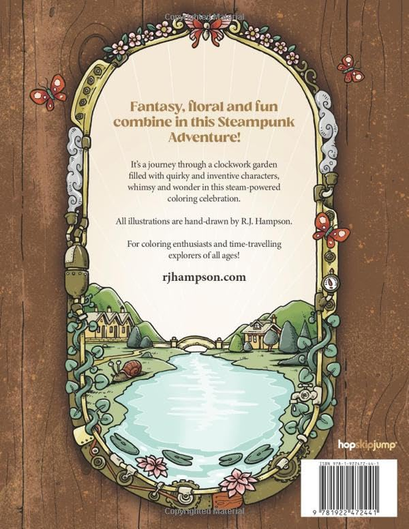 Steampunk Revival Coloring Book