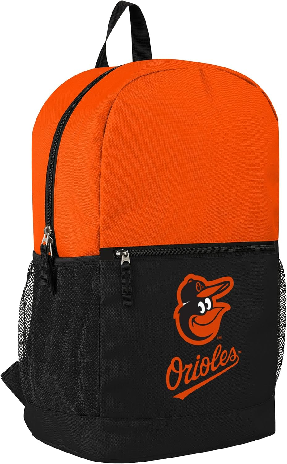 FOCO MLB Officially Licensed Baseball Team Color Primary Logo 2 Tone Big Logo Color Block School Bag Travel Backpack