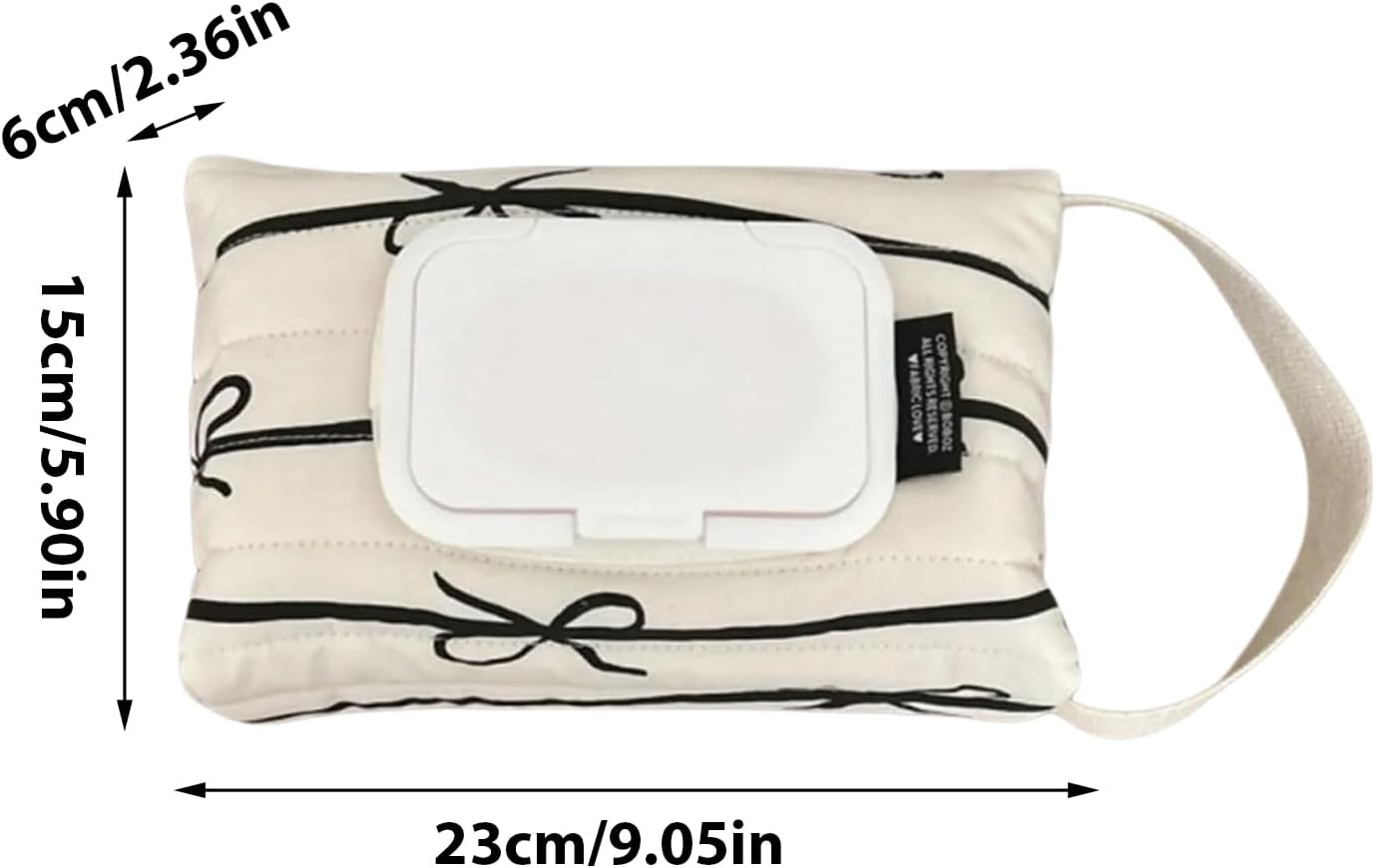 Refillable Wipe Containers - Wipe Dispenser Storage Bag, Bow Stripe Baby Wipe Case, Cotton Bag Wipe Container, Baby Wipe Organizer, Wet Wipe Case, Baby Wipe Case, Perfect for Parents , Baby