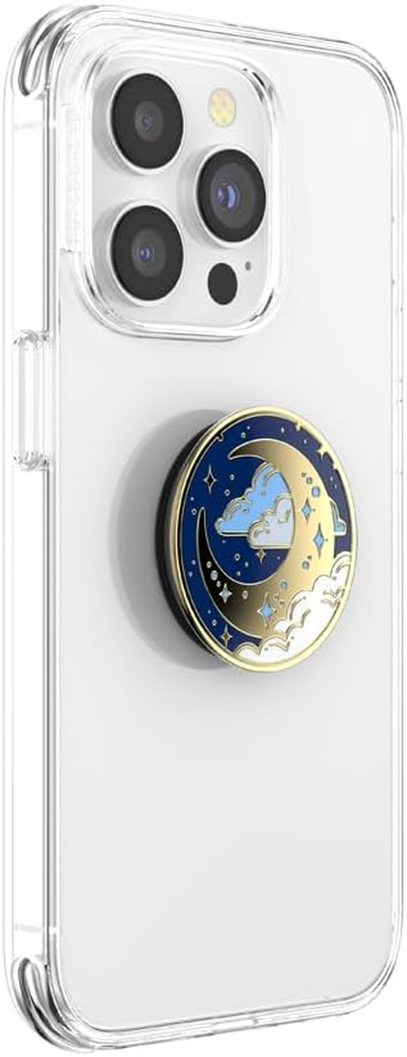POPSOCKETS Pop Grip Holder for Phone & Tablet (Genuine) - Enamel Fly Me to the Moon image number 4