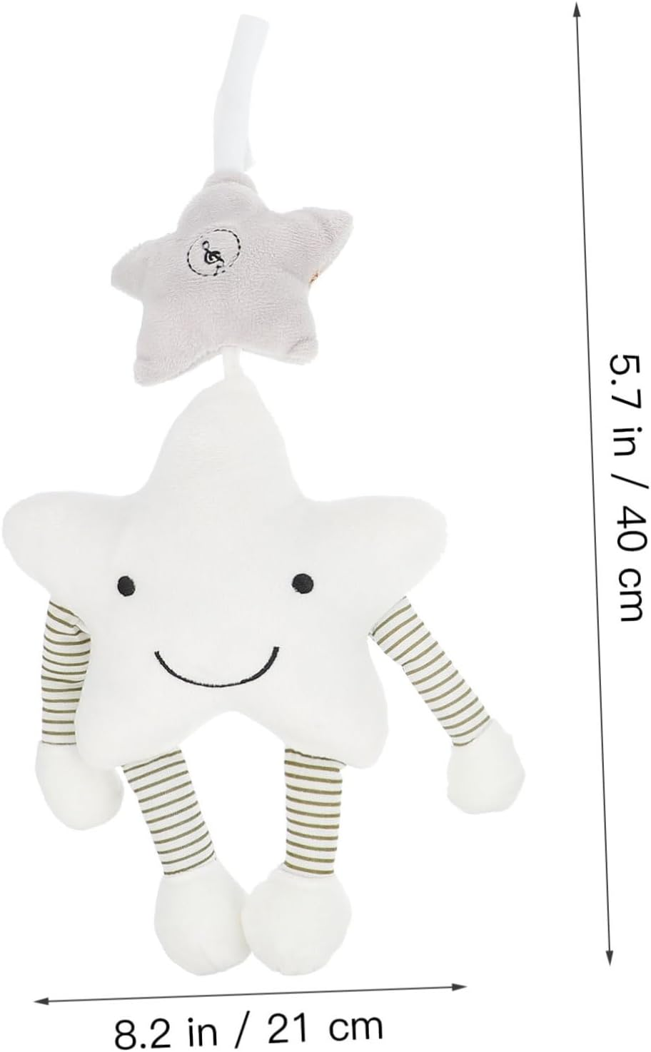 2Pcs Bedroom Accessory Crib Bed Ornament Decorative Rattle Pendant for Nursery Decor image number 6