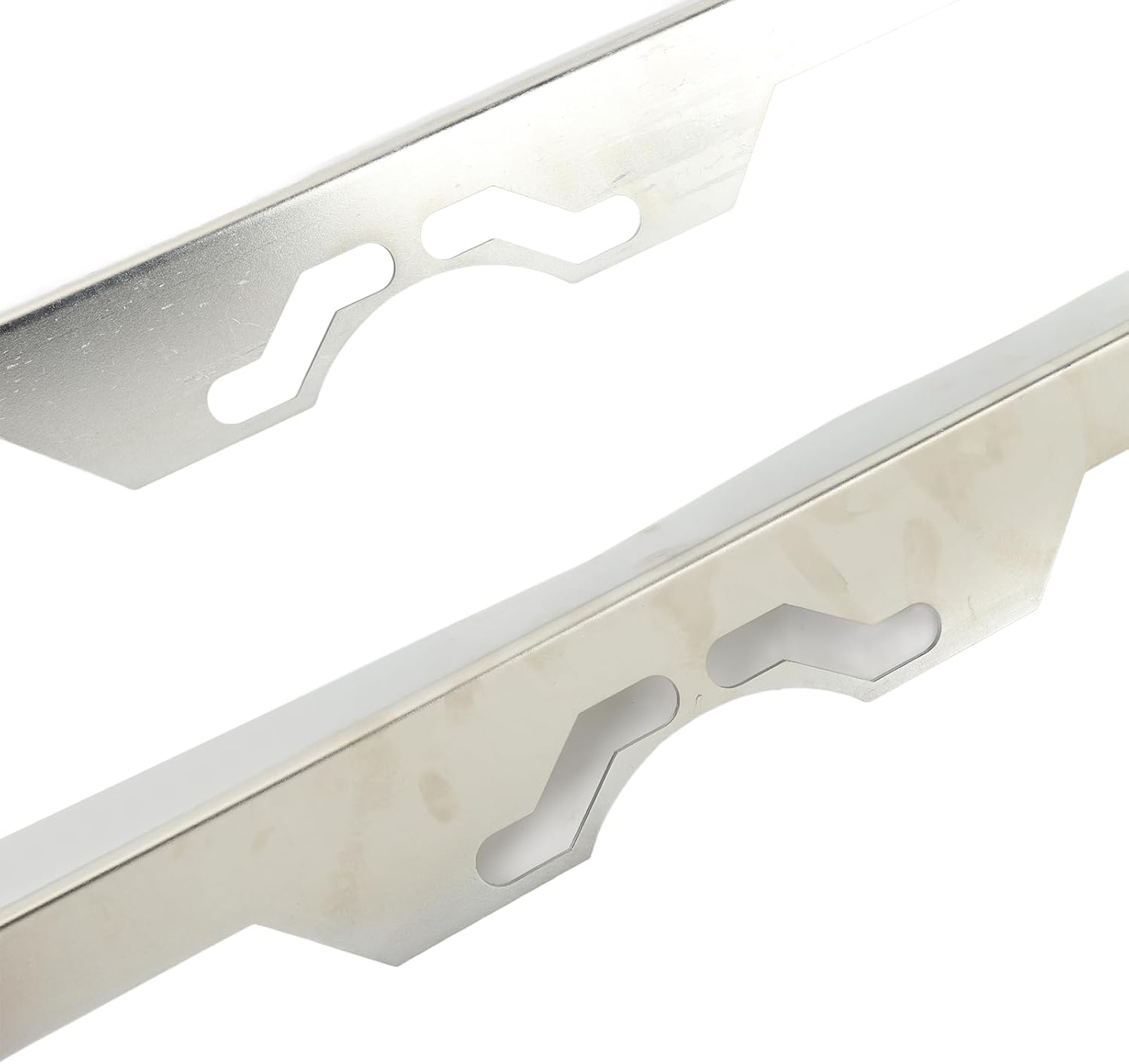 Toe Alignment Tool, 1Pair Heavy Duty Stainless Steel Accurate Wheel Wheel Alignment Tool with Hanging Holes, Fast and Accurate Measurements for Various Vehicles (Silver) - Black image number 2