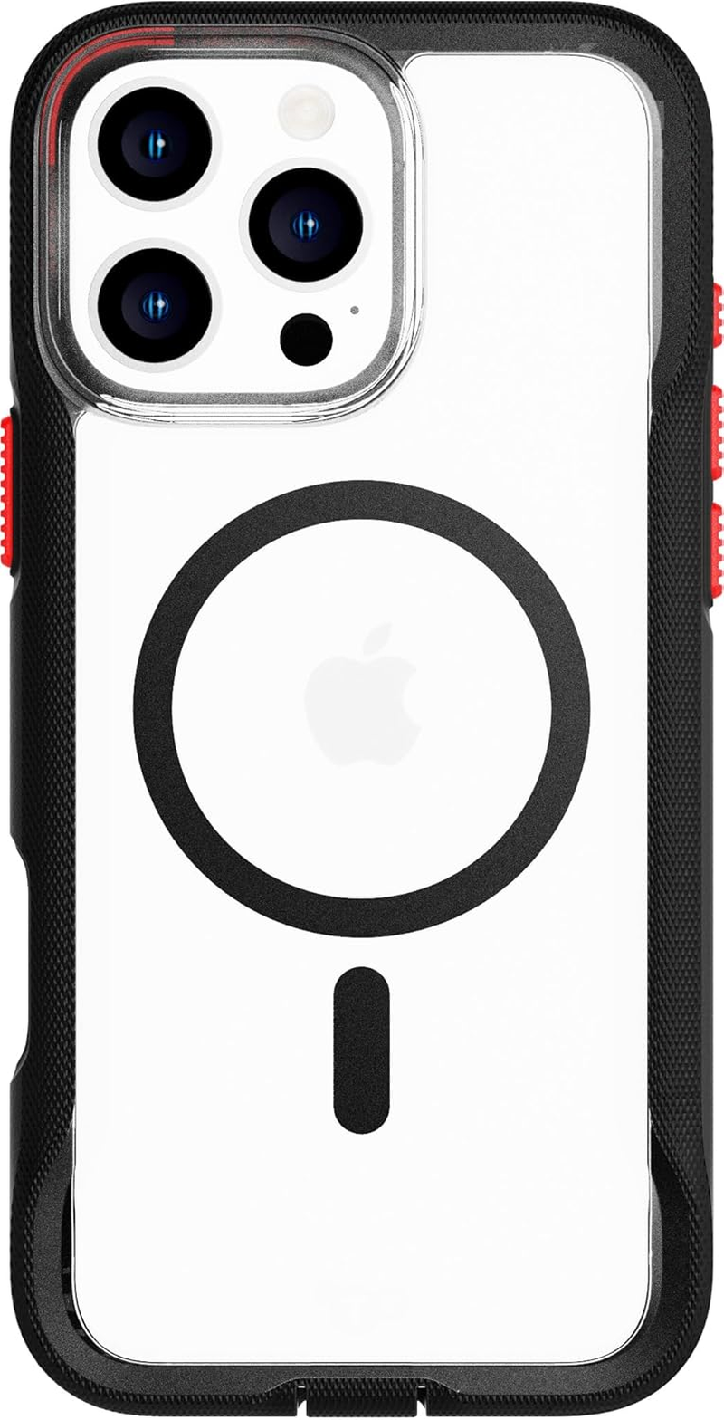 Tech21 Evopro for Iphone 16 Pro Max Compatible with Magsafe - Impact Protection Case 21X Military Standard Tested - in Clear/Black