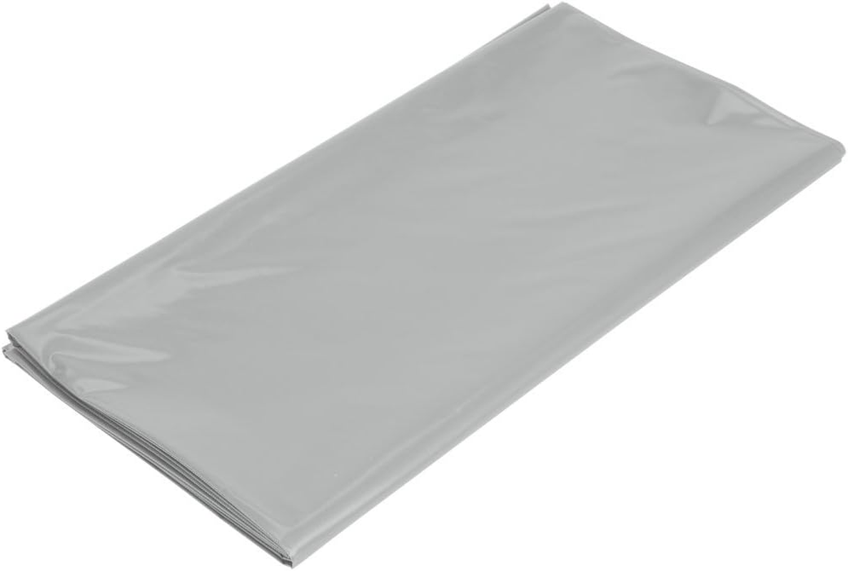 Amscan Plastic Rectangular Tablecover, Silver image number 2