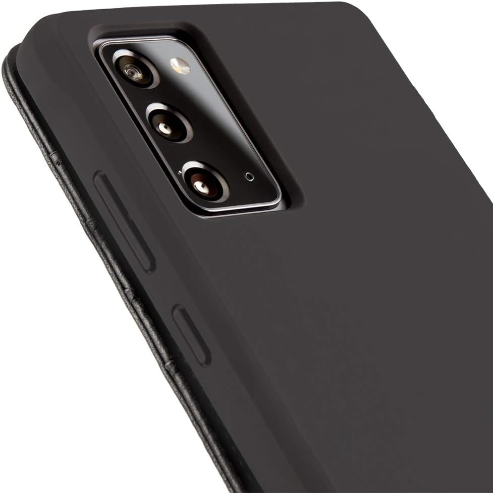 Case-Mate - Case for Samsung Galaxy Note 20 5G - Leather Wallet Folio W/Micropel - 6.7 Inch - Black