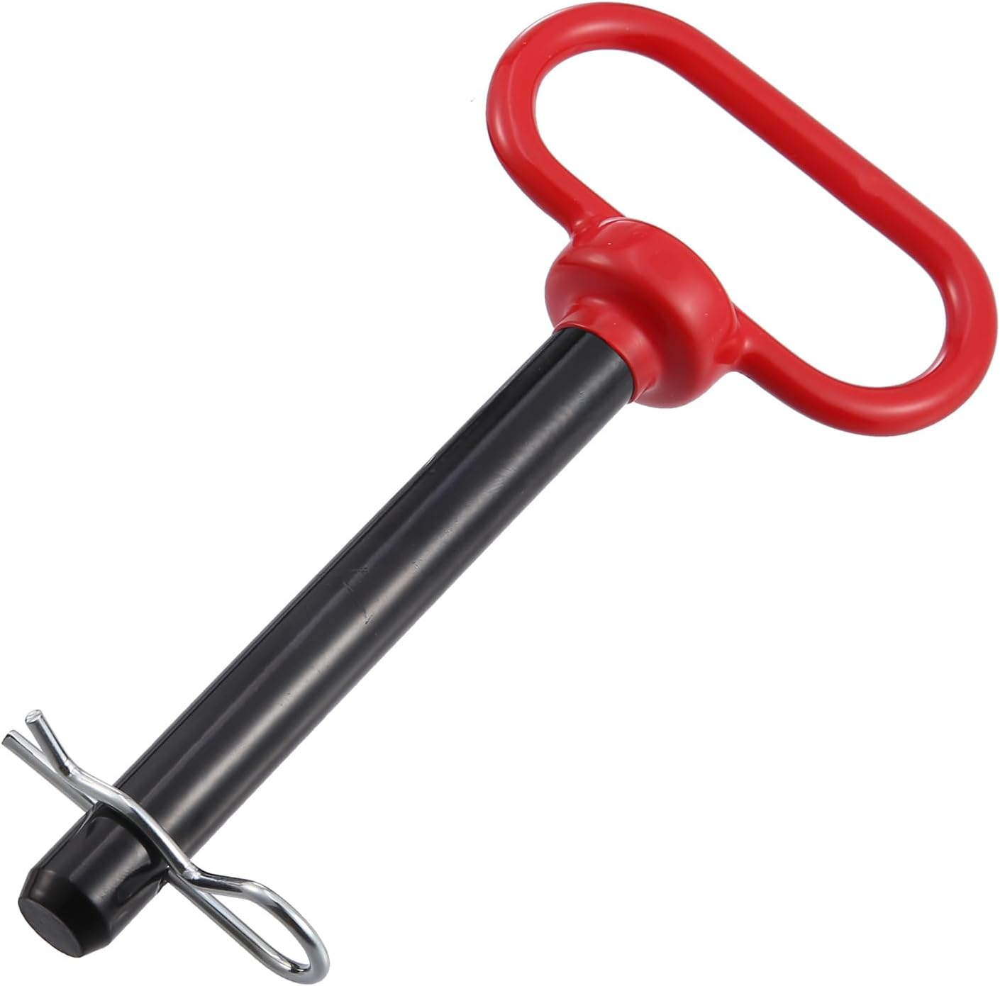 X AUTOHAUX 1Pcs 5/8" X 4" Trailer Towing Hitch Clips and Pins for Lawn Mower Trailer Towing Cargo Boat RV Car Truck Bike Tractor Tow Hitch Lock Pins Red Black image number 2