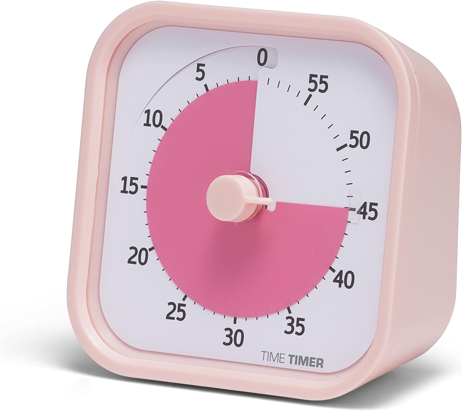TIME TIMER Home MOD - 60-Minute Visual Timer for Children - Homeschool Supplies Study Tool, Timer for Children'S Desk, Office Desk and Meetings with Silent Operation (Peony Pink), 9 X 5 X 9 Cm image number 5