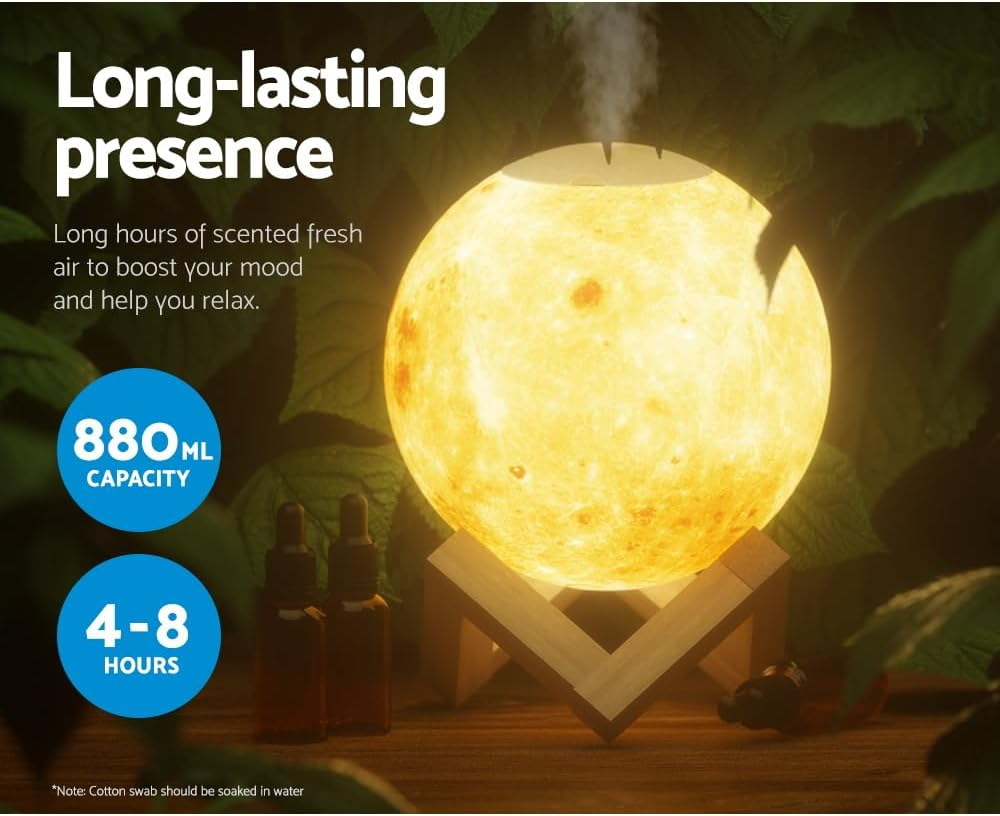 Devanti Aroma Diffuser, 880Ml Air Humidifier Purifier Essential Oils Car image number 1