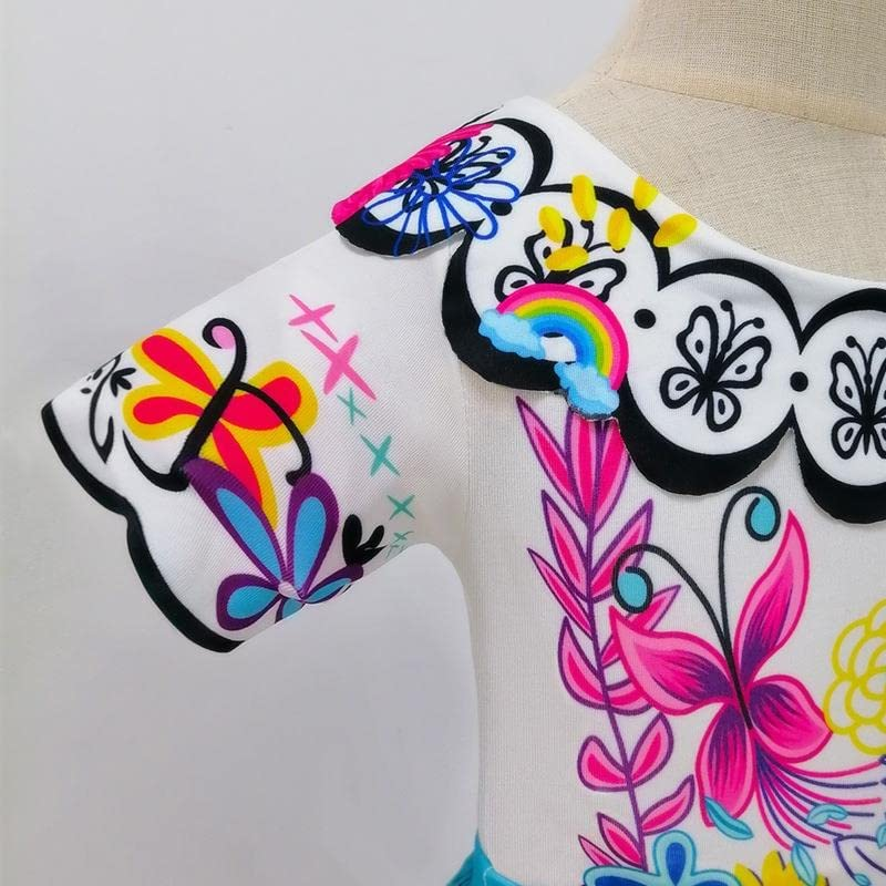 Dressy Daisy Mirabel Isabella Toddler Kids Girls Fancy Dress up Halloween Costume Birthday Party Outfit Size 2 to 10 image number 2