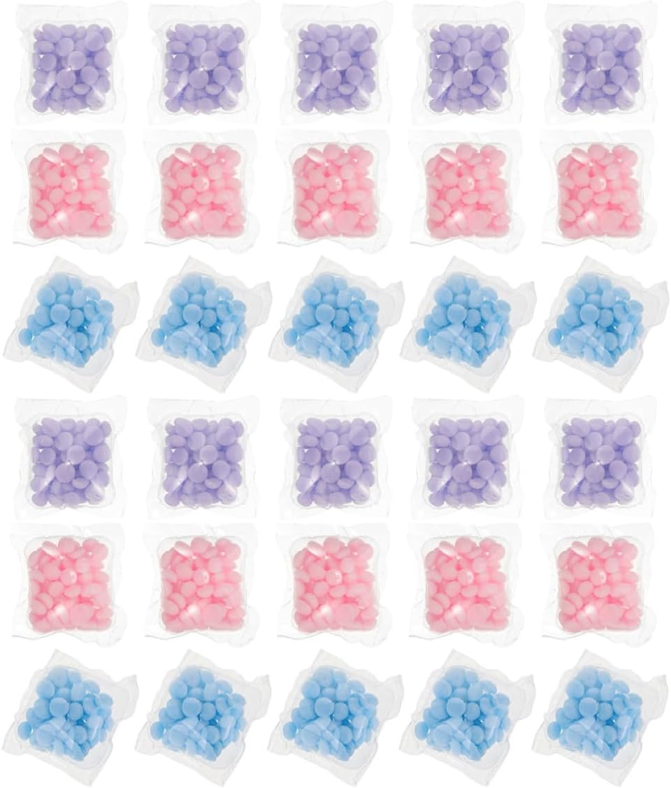 COOPHYA 30Pcs Laundry Scent Beads Softener Capsules for Machine and Hand Wash Lasting Fragrance Booster Beads Pink Purple Odor Removing Perfume Patchouli Laundry Freshener image number 6