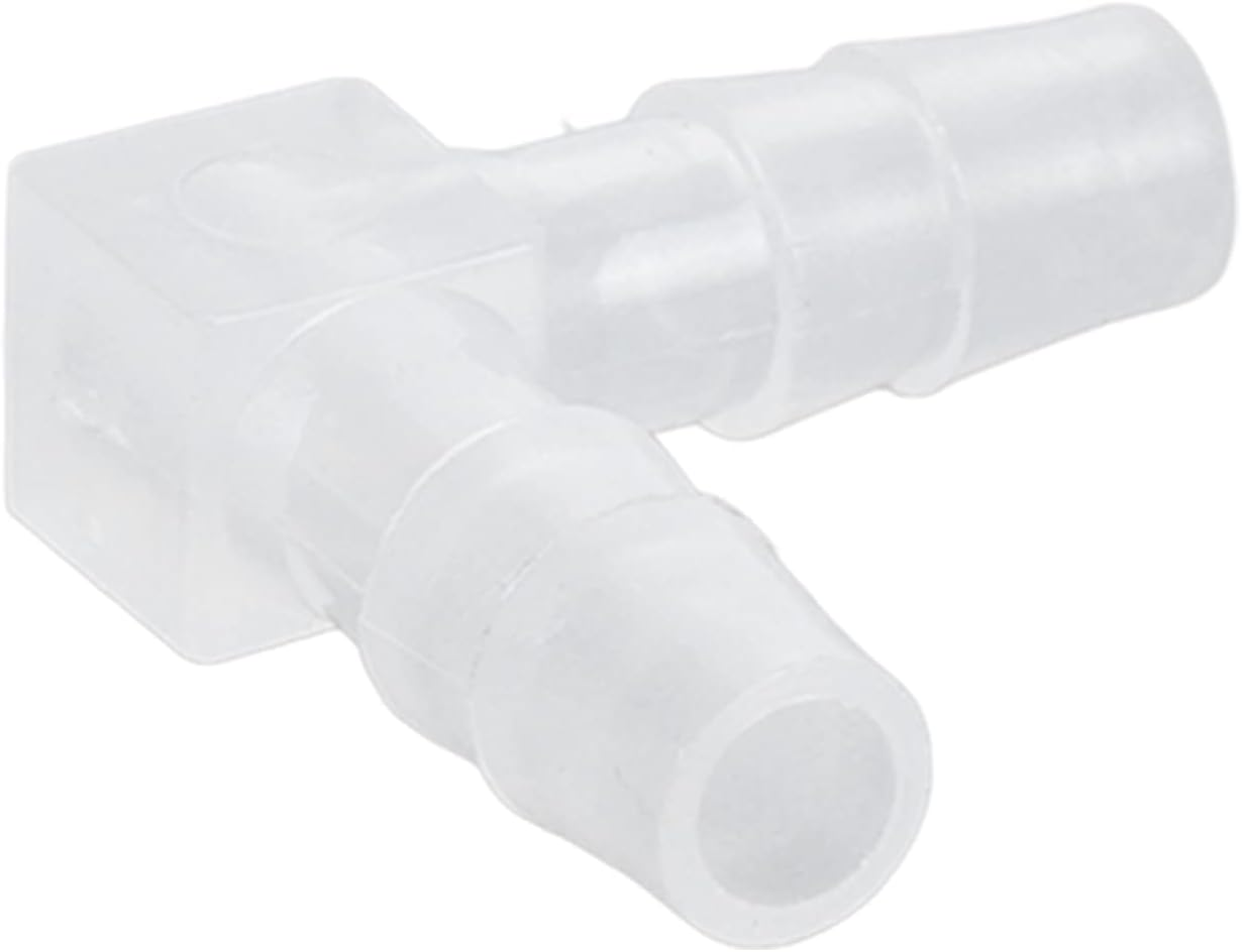 10Pcs Elbow Hose Barb Plastic Fitting for Pump Tube Silicone Tube Smooth Inner Wall Pharmaceutical Food and Beverage (6Mm) (6Mm) image number 4