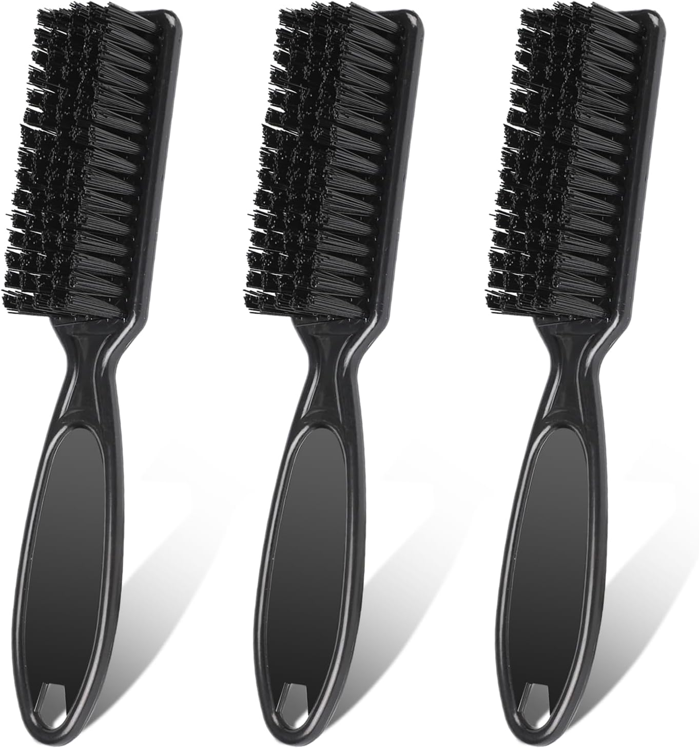 3 Pieces Nylon Brush Hairdressing Cleaning Brush Nail Brush Cleaning Brush Barber Blades Cleaning Brush Tool for Hair Clippers image number 4