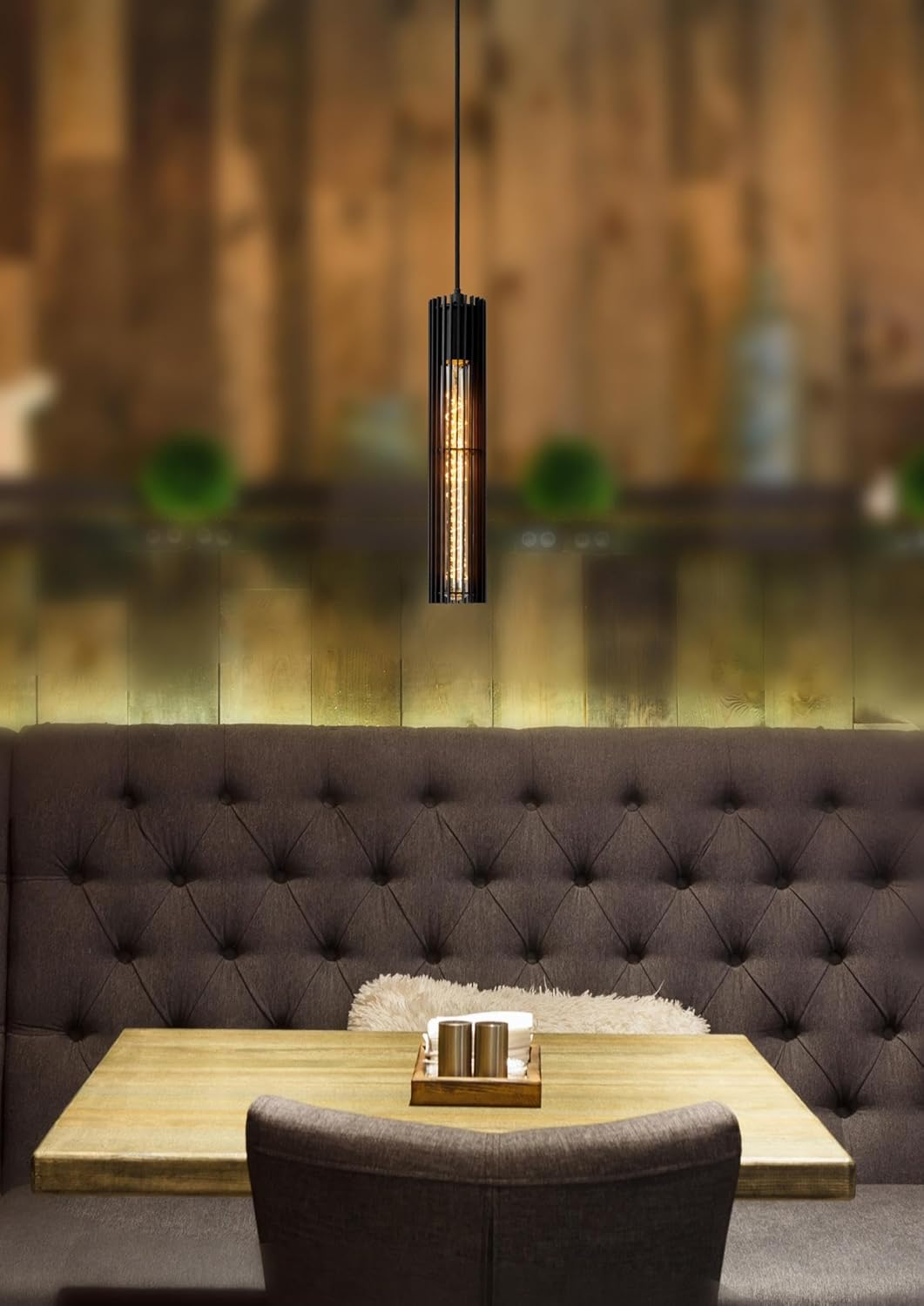 LUCIDE Lionel - Pendant Light - &Oslash; 6,5 Cm - 1Xe27 - Black