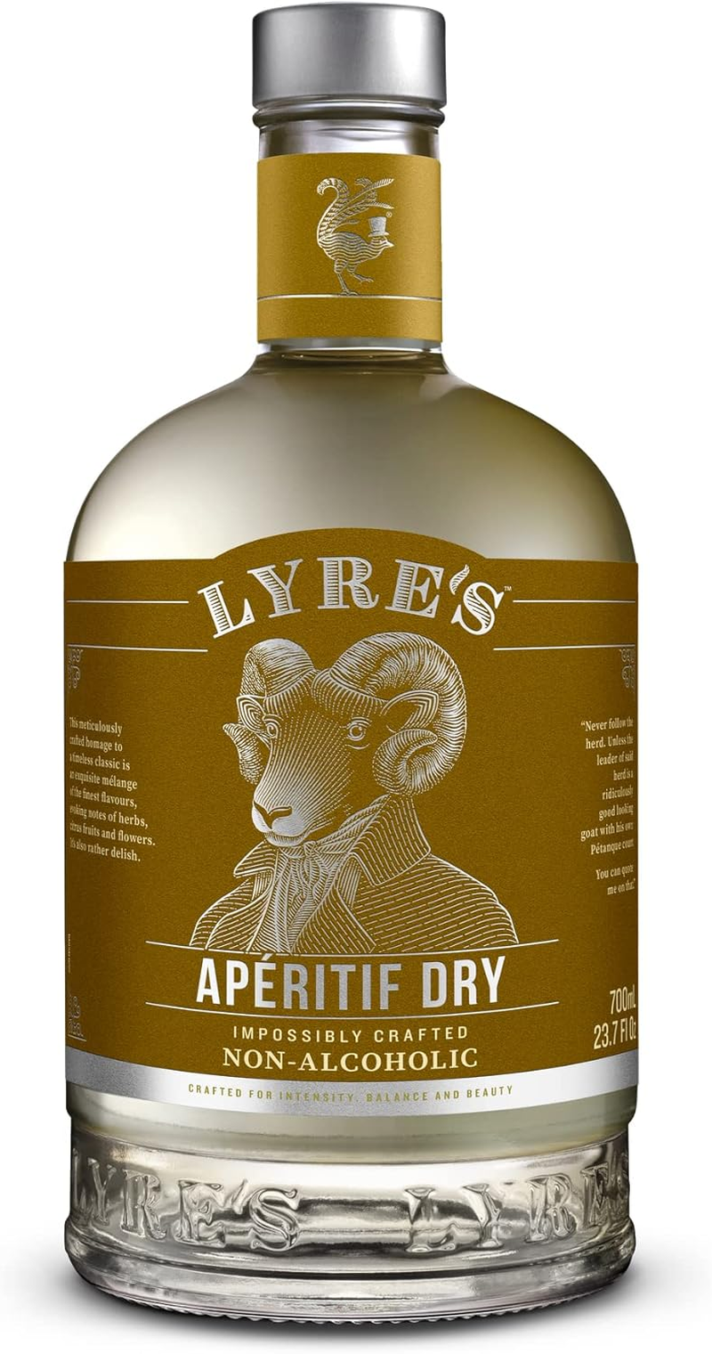 Lyre'S Aperitif Dry Non-Alcoholic Spirit - Dry Vermouth Style | Award Winning | Lyre'S 700Ml