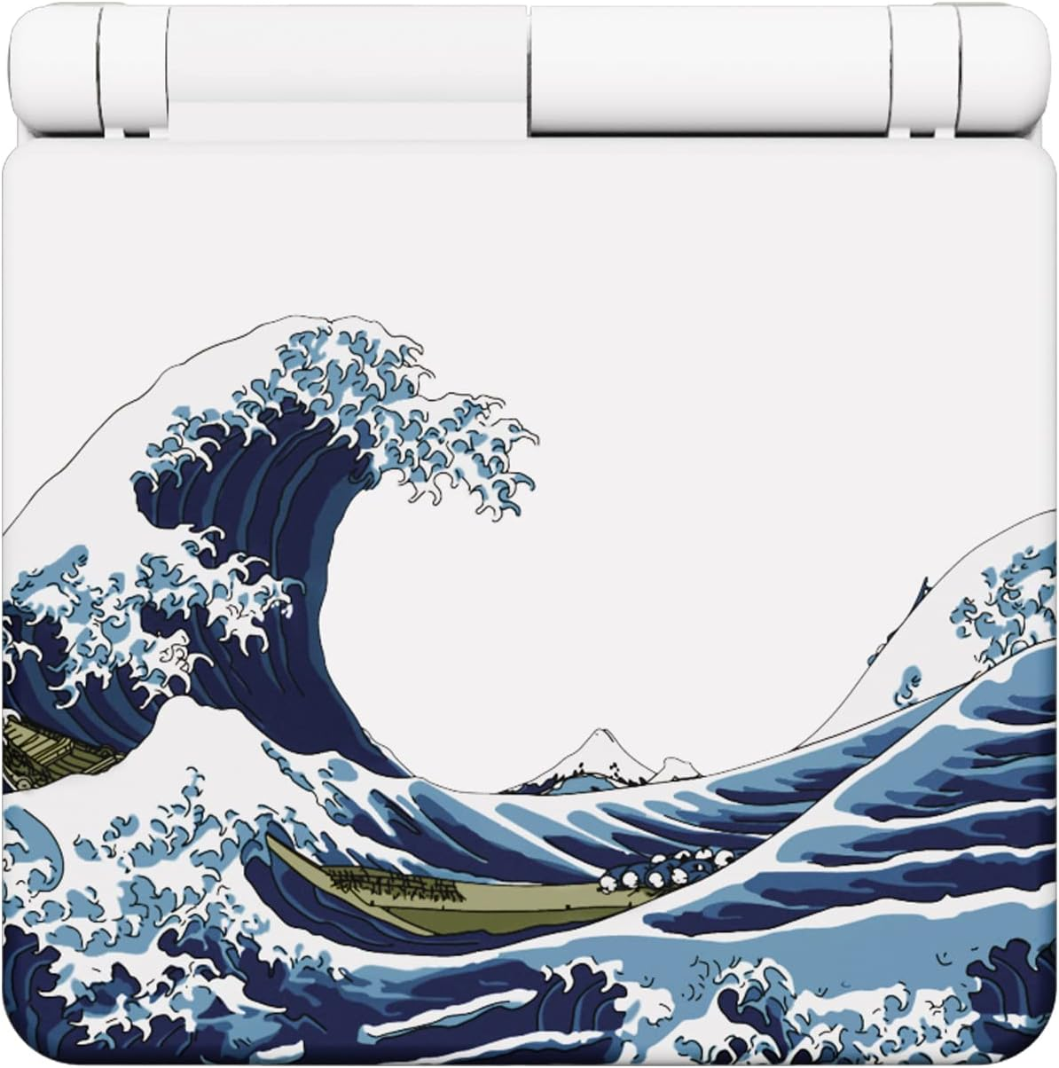 IPS Ready Upgraded Extremerate the Great Wave Custom Replacement Housing Shell for Gameboy Advance SP GBA SP &ndash; Compatible with Both IPS & Standard LCD &ndash; Console & Screen NOT Included image number 1