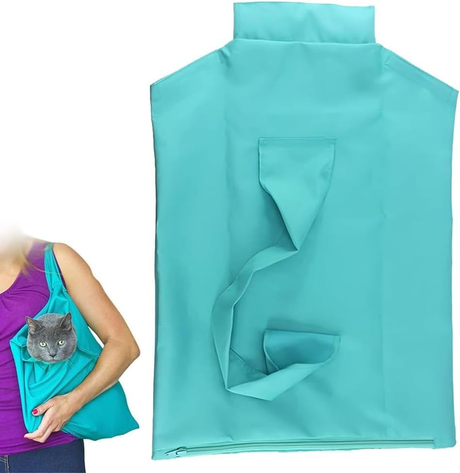 1Pc Anti-Scratching Cat Carrier Pouch Bag Nail Trimming, Cat Carrier Pouch Bag Tote Design anti Scratching for Claw Care Nail Trimming image number 2