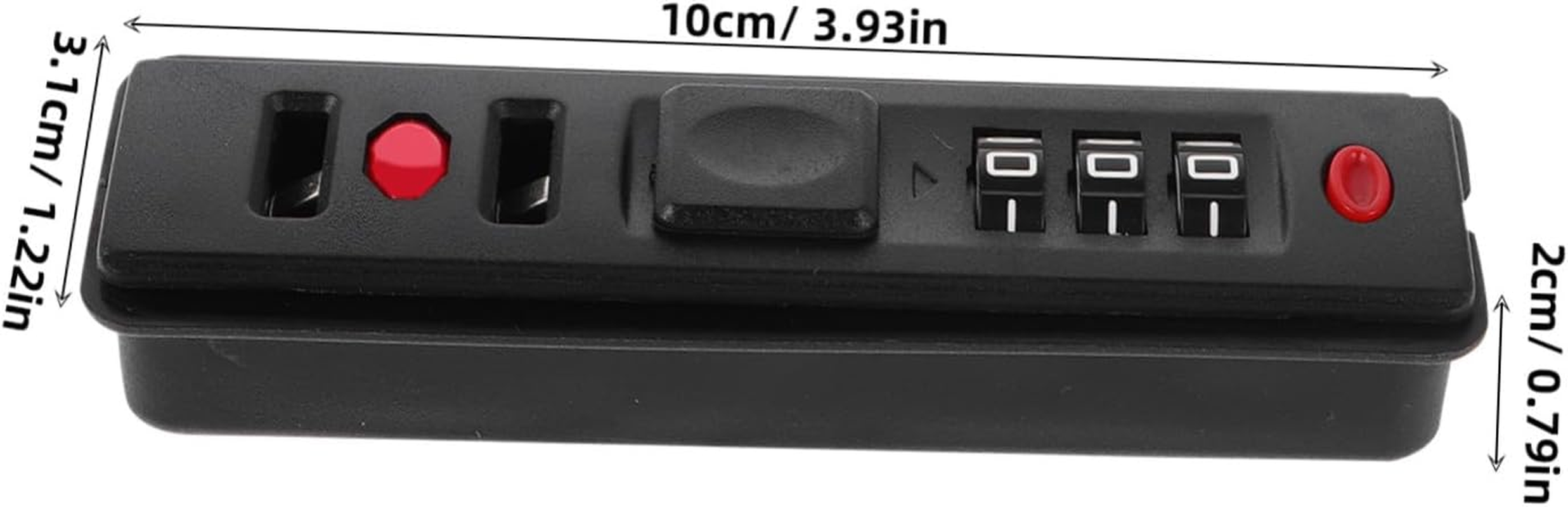 COMPUKAS Luggage Combination Lock Replacement for Suitcases Anti-Theft Password Padlock with Easy Installation Stylish Design for Travel Business Trips and Vacations image number 6