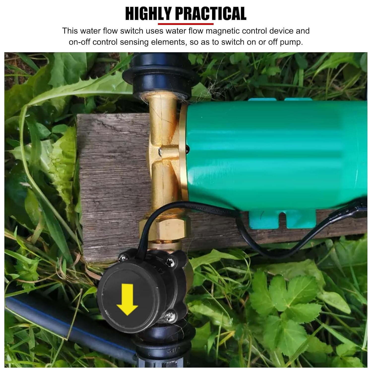 Water Flow Switch, Automatic Thread Water Pump Flow Sensor Control Switch 220V HT-800 G1