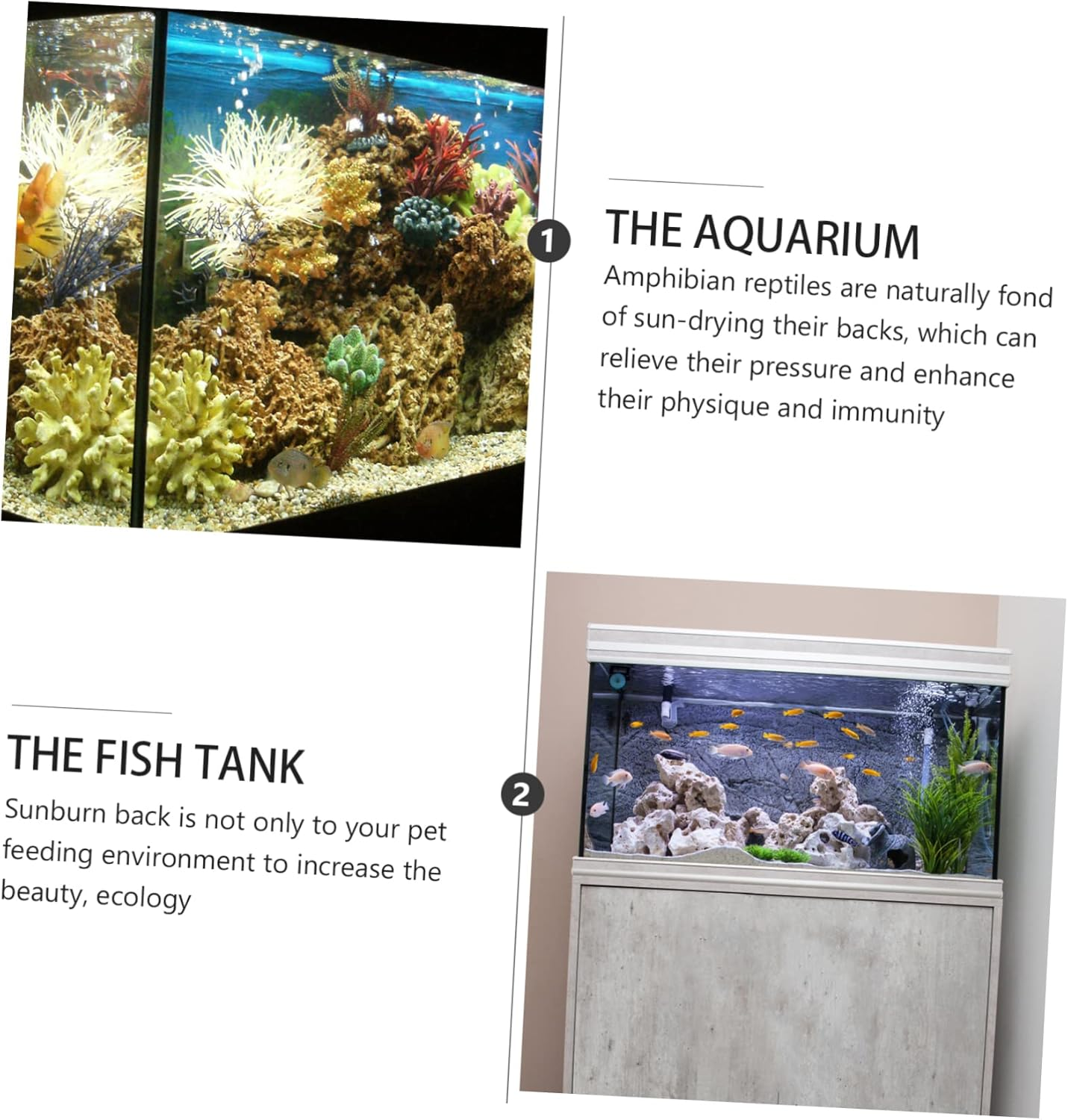 HEALEEP Simulated Bark Terrace for Turtle Tortoise Basking Platform Pet Terrace Decoration Fish Tank Ornament Turtle Float Simulation Bark image number 3