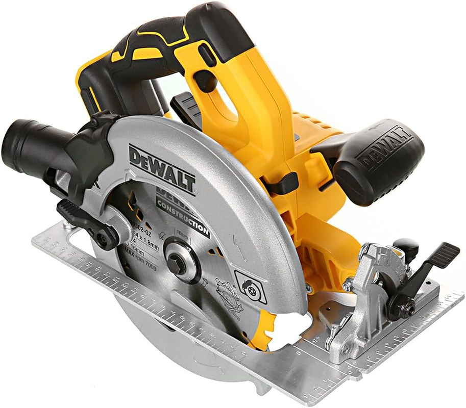 Dewalt DCS570N Cordless XR Brushless Circular Saw, 18 V, 184 Mm, Yellow/Black/Grey - (AU PRODUCT) image number 6