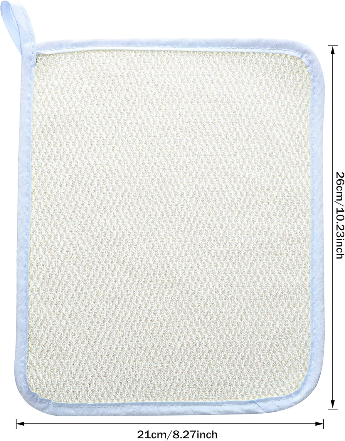 Blulu Exfoliating Face Body Wash Cloth Towel Dual-Sided Exfoliating Scrub Towel Soft Weave Beauty Skin Washcloth Home Massage Bath Cloth, 5 Pack image number 4