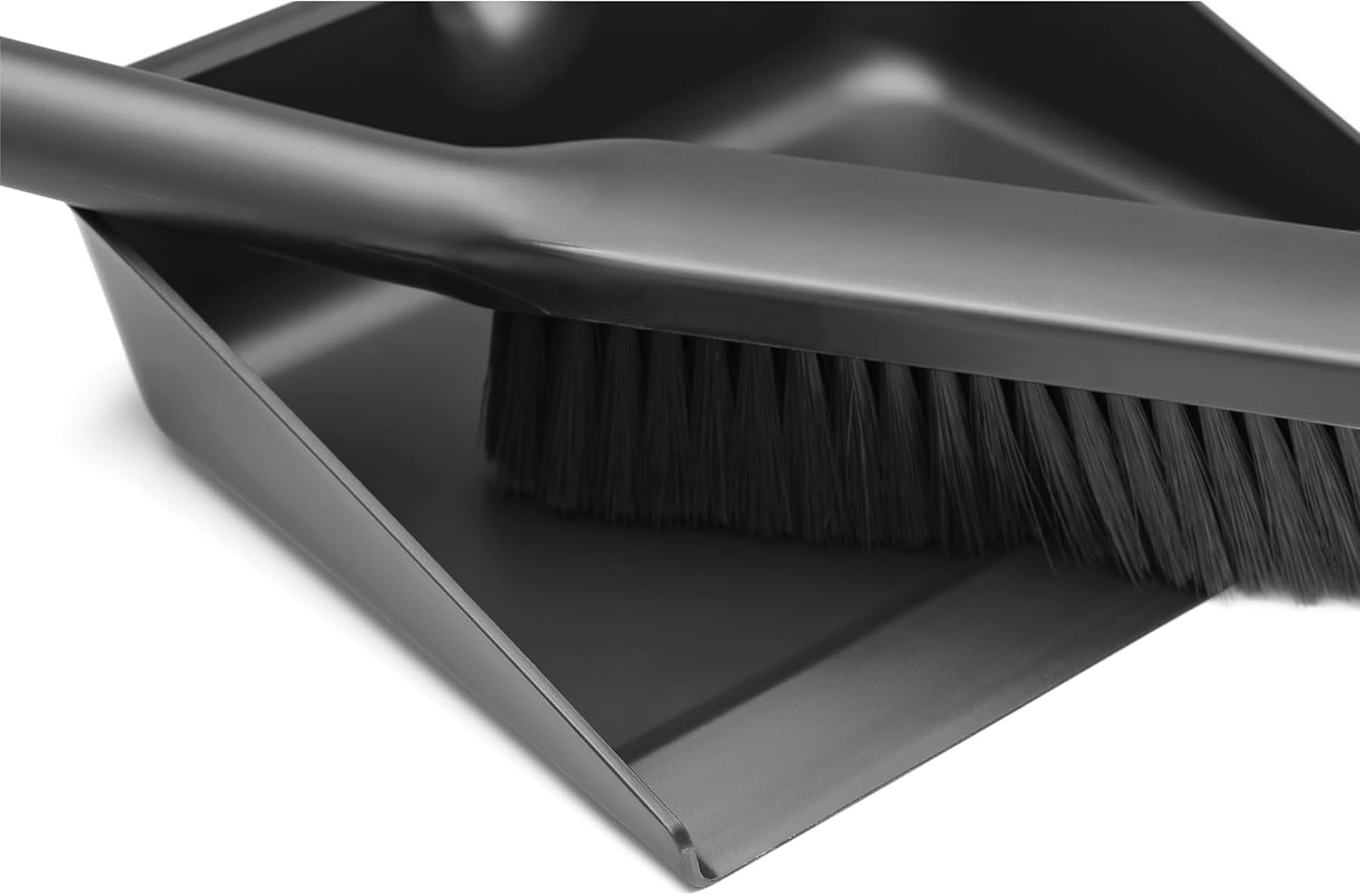 Brabantia Sinkside Dustpan and Brush Set, with Comb - Dark Grey image number 2