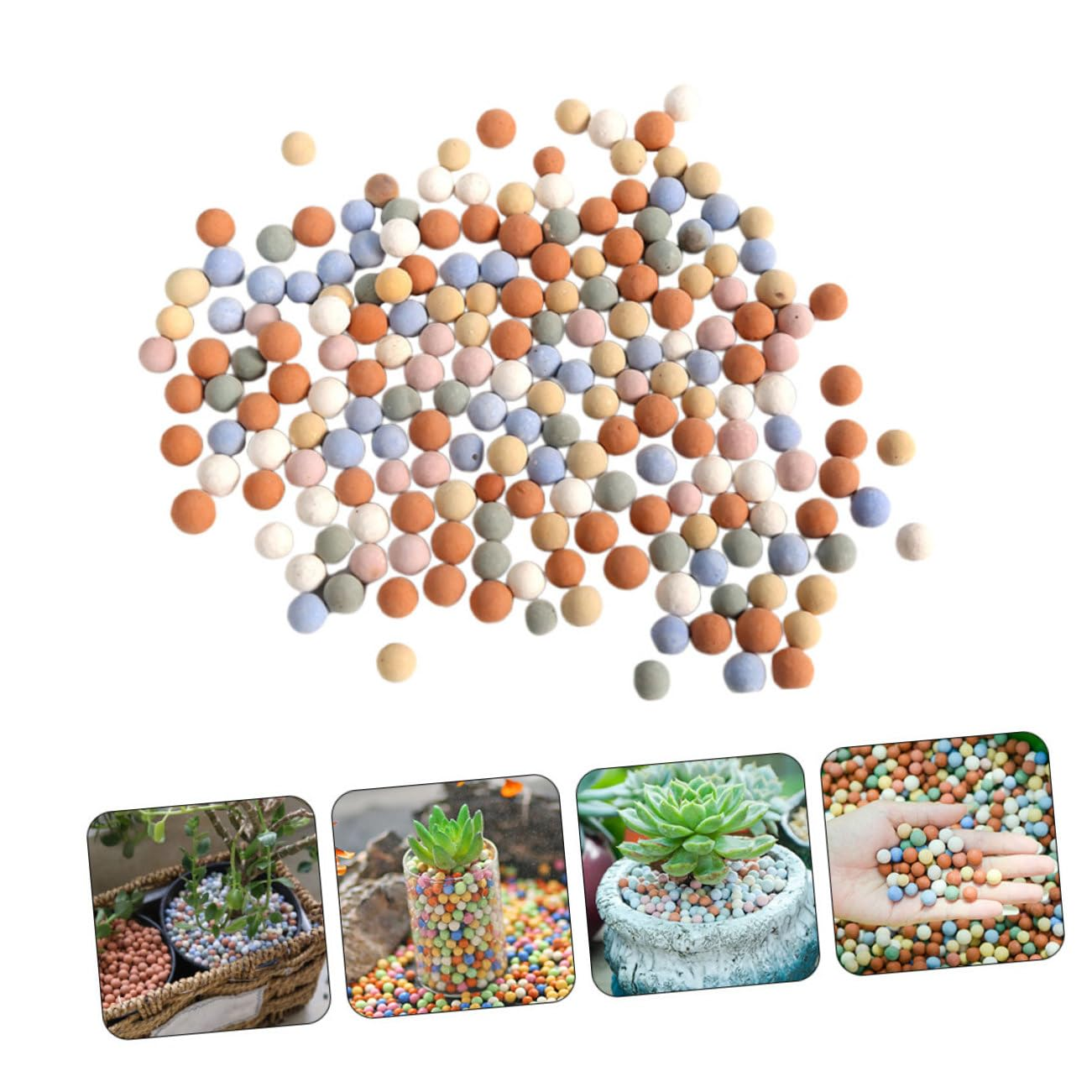 MERRYHAPY Horticultural Rocks 1 Bag Ceramsite Stone Pumice for Plant Pot Versatile Decorative Pebbles image number 3