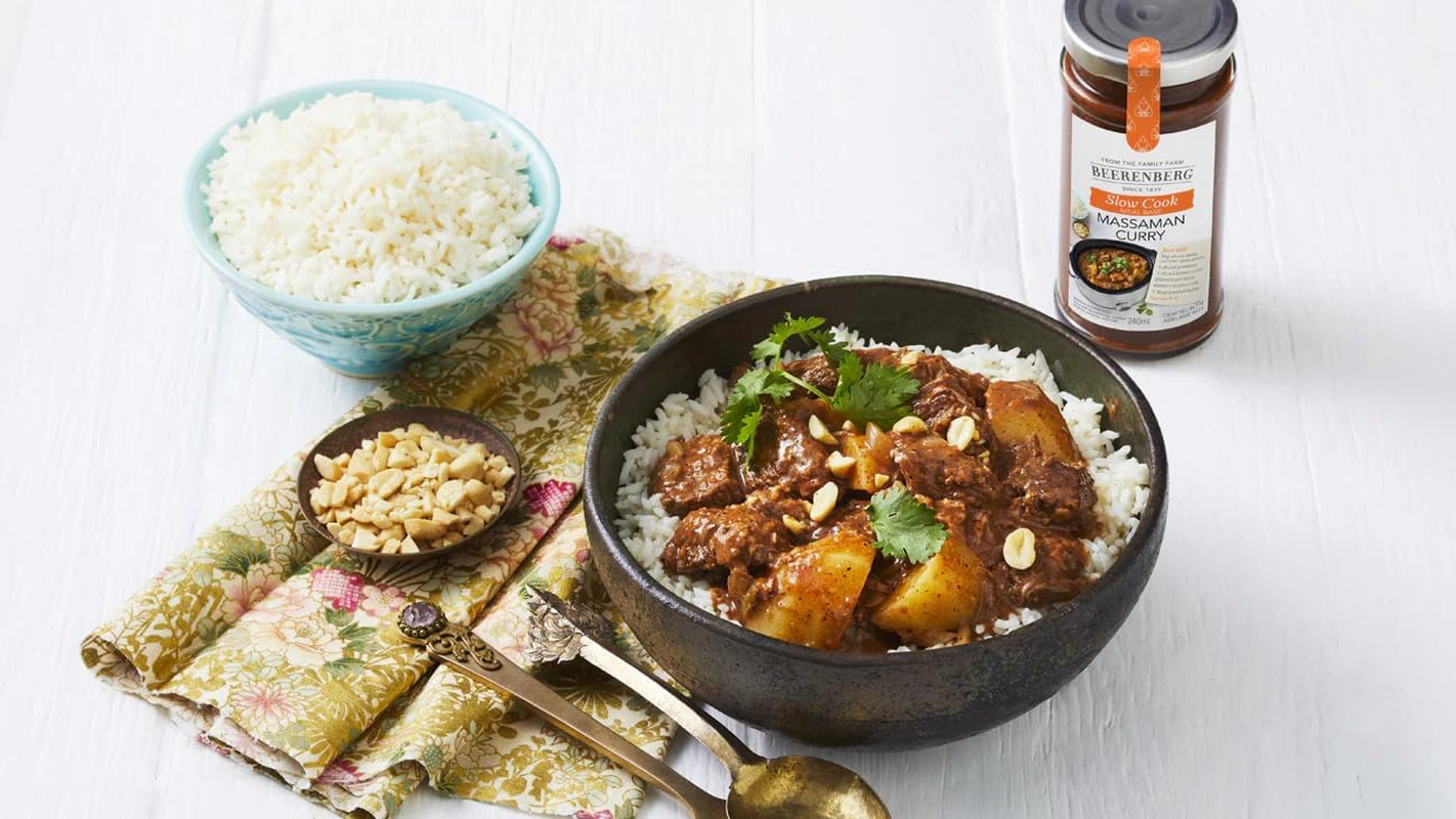 Beerenberg Slow Cooker Massaman Curry Slow Cook Sauce 240Ml image number 1
