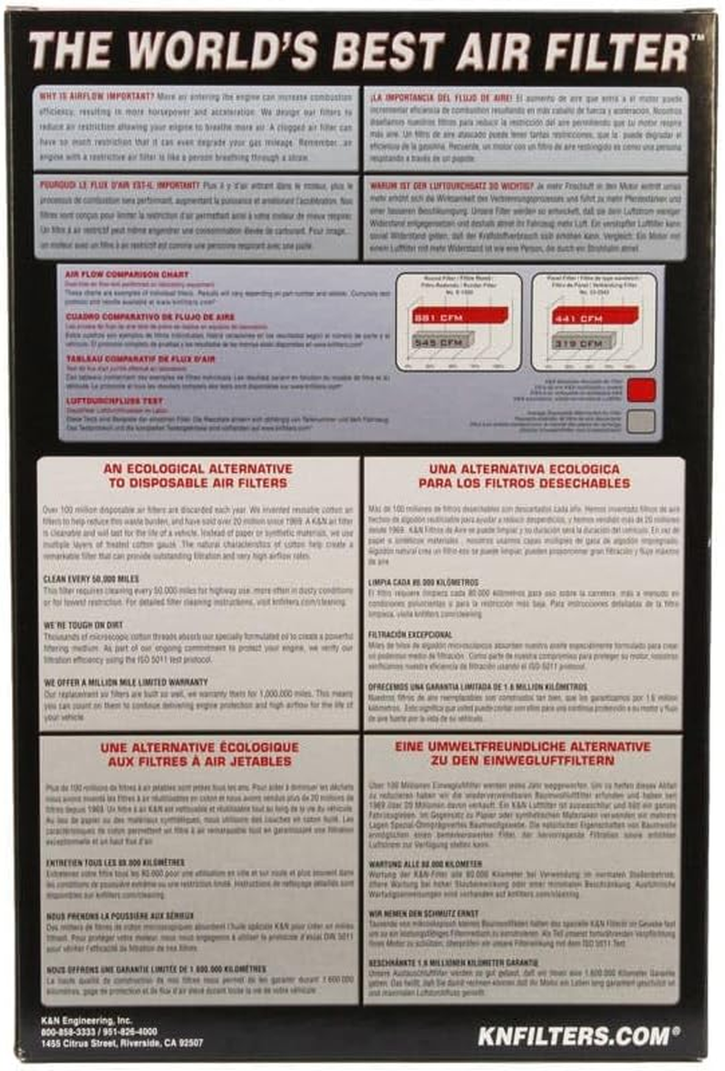 K&N KA-9018 Replacement Air Filter for 2023 Kawasaki Z900RS 948 All Models image number 3