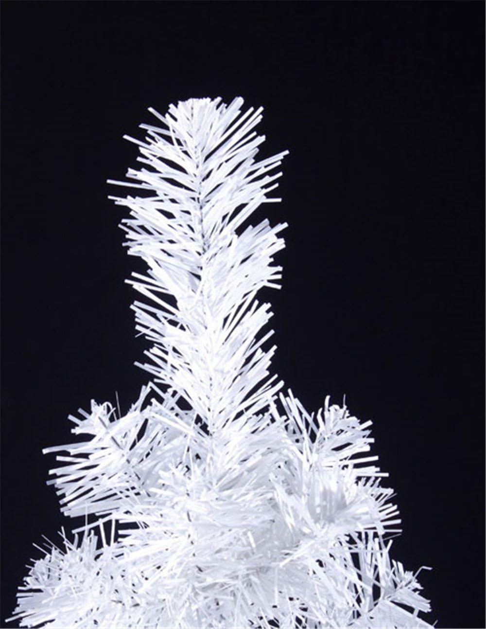 3Ft Christmas Tree Artificial with Plastic Stand Home Office Christmas Holiday Decoration, White - Green image number 2