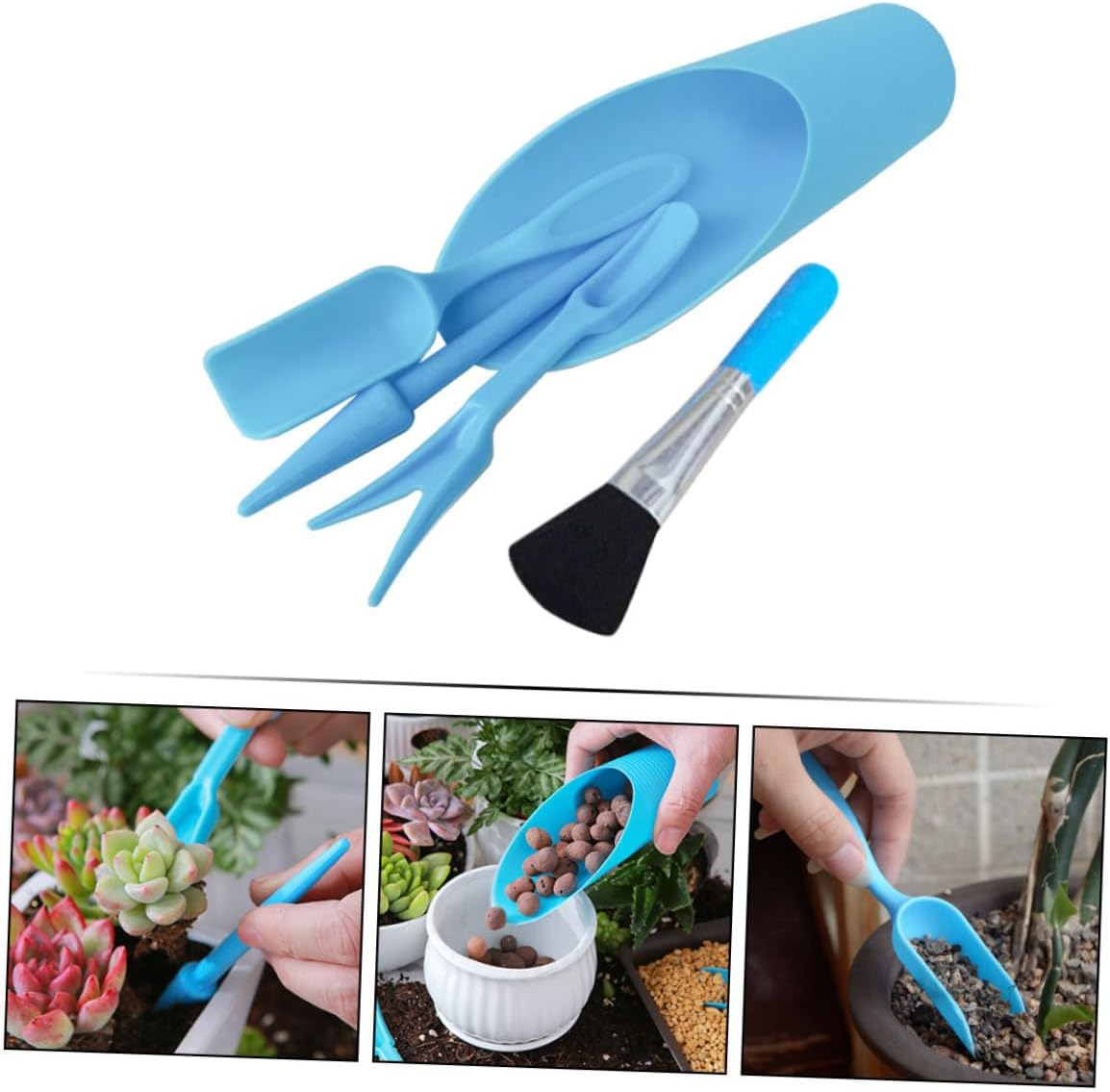 Toddmomy 1Set Garden Tool for Planting and Transplanting Gardening Accessories Includes Puncher and Scoop for Spaces and Care image number 2