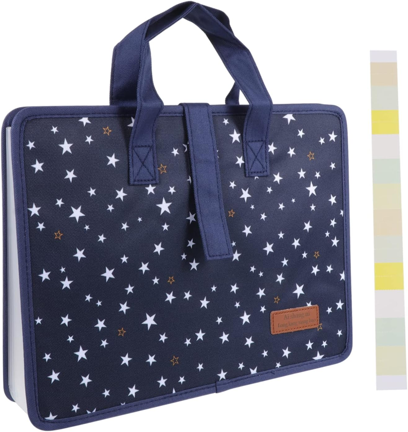 COLLBATH Expanding File Folder Document Bag for Paper Storage Portable Office School Filing Organizer Handle image number 6