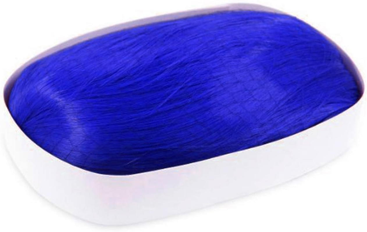 Akstore 28" 70Cm Fashion Wigs Long Wavy Curly Hair Cosplay Wig & Wig Cap (Blue) image number 5