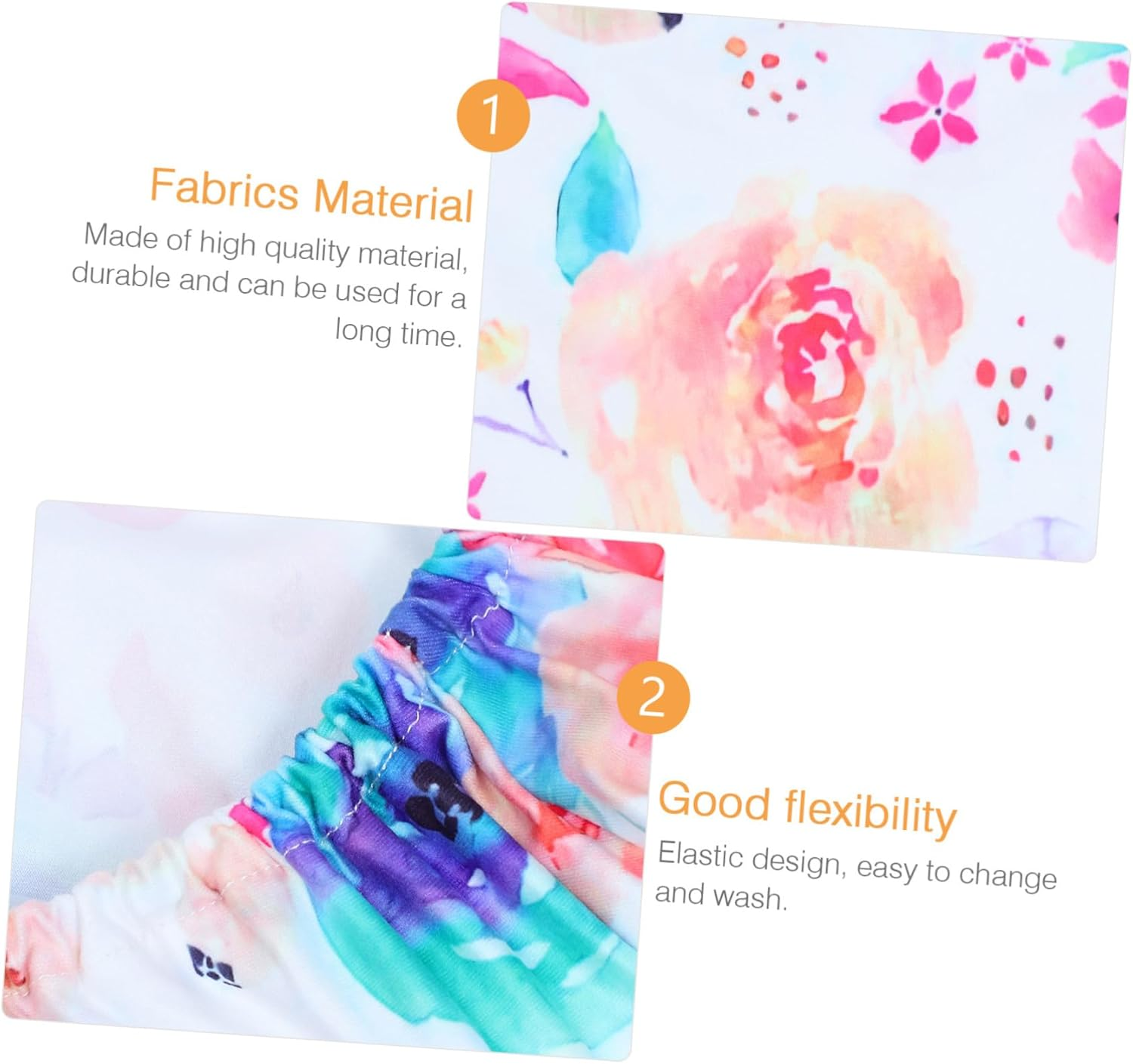 Floral Baby Changing Mat Cover for Newborns, Dismountable Cotton Changing Pad Sheet, Breathable Cradle Mattress Protector for Infant Care and Travel