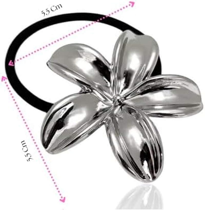 Bottega Della Principessa - Elastic Jewellery - Hair Accessories for Women with Metal Plate - Elegant and Versatile with Satin Case image number 1