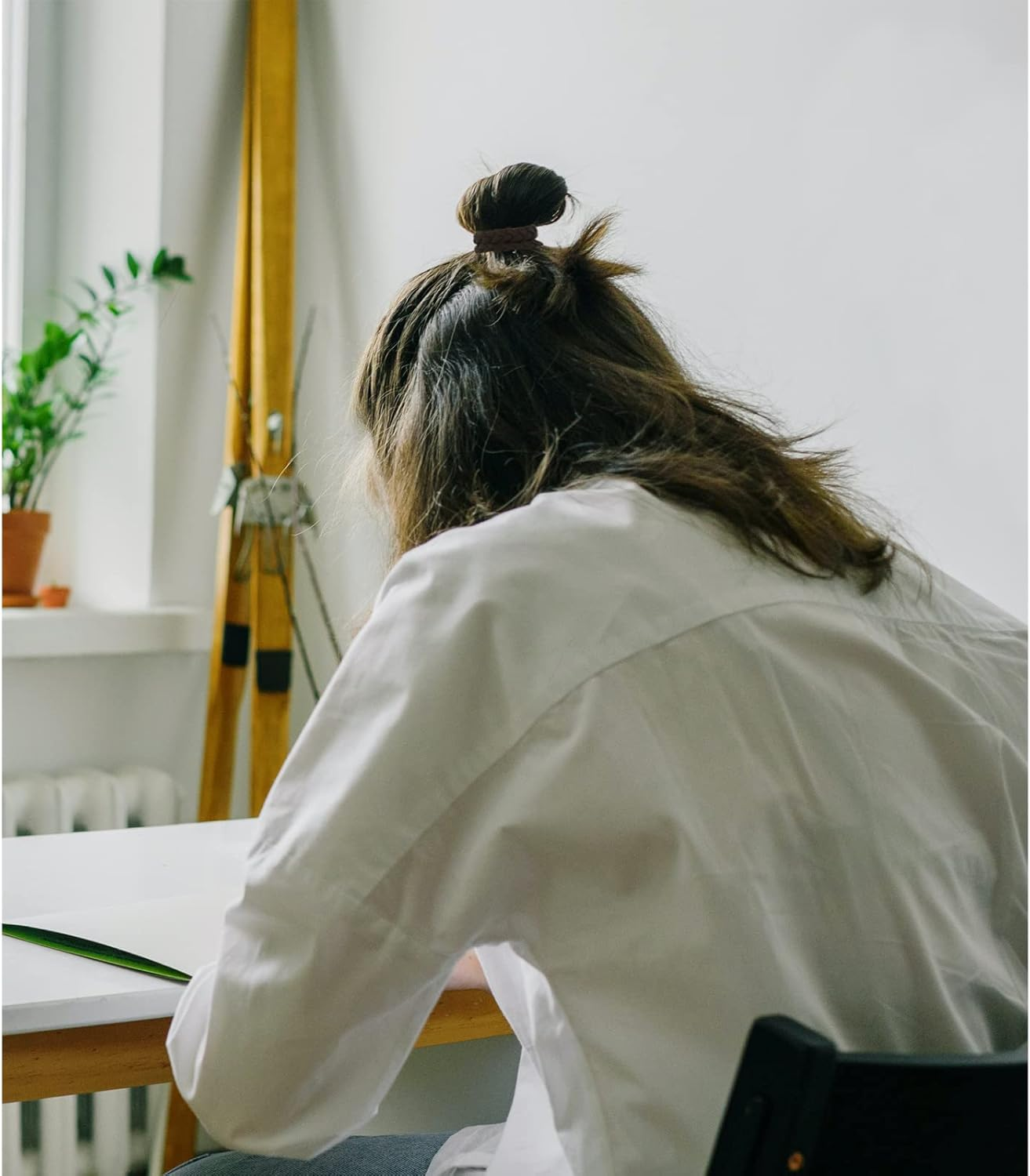 20 Pieces Braided Hair Ties for Men Guys, for Curly Thick Long Hair Elastic Bracelet Hair Ties, No Damage, NO Slip, No Rip Hair Ties for Many Hair Types (Black) image number 4