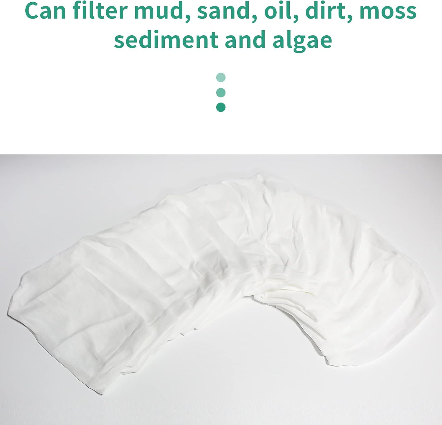 15Pcs Pool Vacuum Cleaner Micro Filter Bag Compatible with Water Tech Catfish Max CG Aqua Broom & Other Nground or above Ground Handheld Pool Blasters image number 2