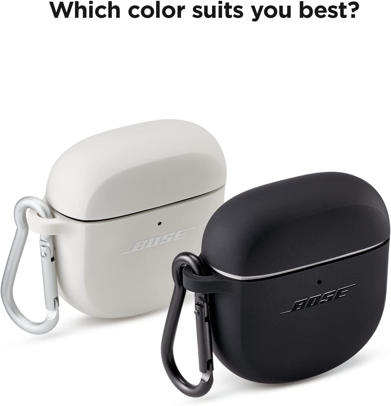 Bose Quietcomfort Ultra Wireless Earbuds (Black) with Bose Silicone Case Cover (Black) image number 5