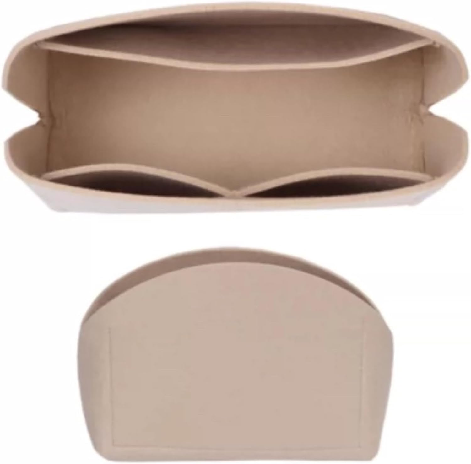 Xoppia Bag Organizer Compatible with Hermes Bolide 35 Bag. Felt Insert Liner for Women Tote Handbag. (Blue, Bolide 31) image number 3