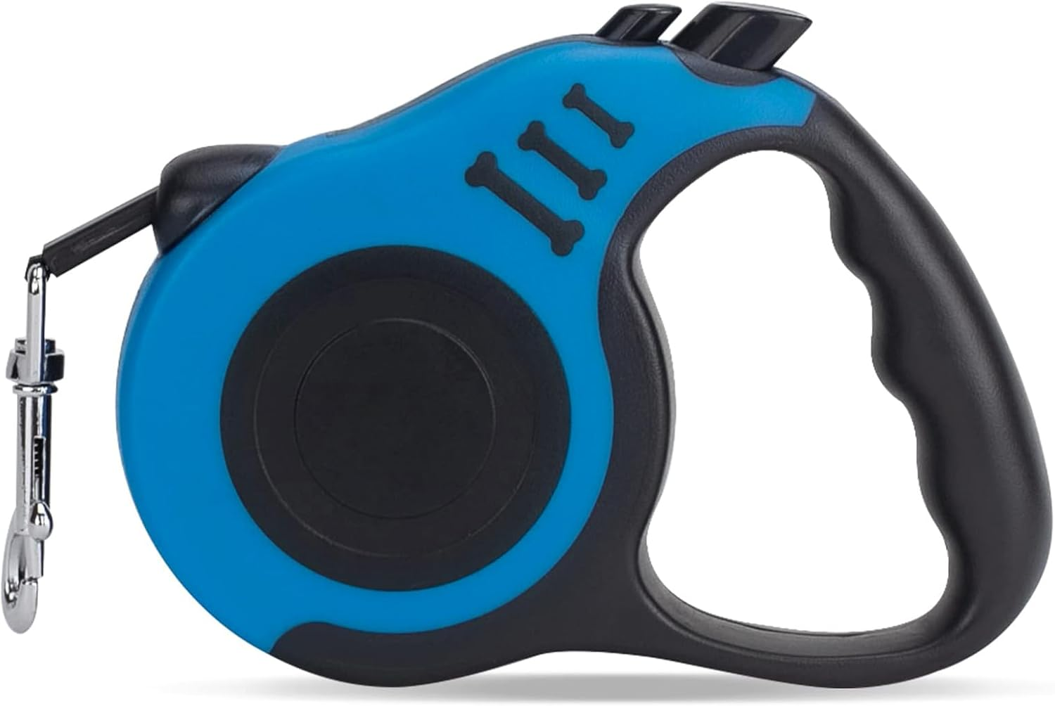 Dog Lead, Classic, 3 Metres Retractable Dog Lead for Small, Medium and Large Dogs, Blue image number 2